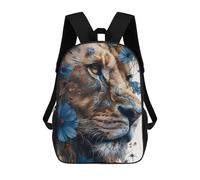 sinyumoney Lion Backpacks 3D Printed Kids School Backpack Outdoor Casual Daypack Fashion Casual Children Backpacks Cute Travel Bags 17inch