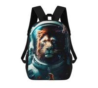 sinyumoney Lion Face Rucksack Large School Backpack for Boys - Perfect for Travel, Work And Daily Use 17inch