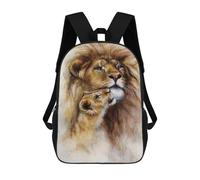 sinyumoney Lion Family Portrait-1 School Backpack Work Business College School for School/Work/Travel 17inch