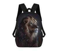 sinyumoney Lion Galaxy School Backpack Daypacks Business Backpack Water Resistant Bookbag for Campus Outdoor Travel Sports 17inch