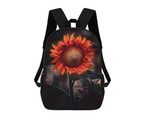 sinyumoney Lion Hair Day Backpack School Bag Rucksack Casual Daypacks School Work Travel Bag for Men, Women & Teenage Boys 17inch