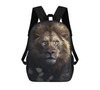 sinyumoney Lion In The Forest Backpack 3D Printed Kids School Backpack High Capacity Travel Backpacks Book Bags Kids Backpack 17inch
