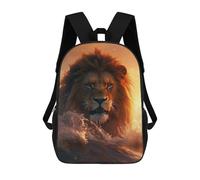 sinyumoney Lion in Water-2 Backpack School Computer Rucksack for School/Work/Travel for Boys/Girls/Teenagers 17inch