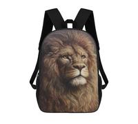 sinyumoney Lion King Painting Artwork School Backpack Water Resistant Travel Backpack Computer Bag for Men, Women & Teenage Boys 17inch