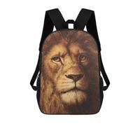 sinyumoney Lion King Wall Art Print Backpack School Bag Lightweight Casual Daypack School Backpacks for School/Work/Travel 17inch