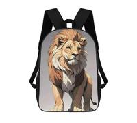 sinyumoney Lion of The Jungle Backpack School Bag Daypacks Business Backpack Water Resistant Bookbag for Men/Women 17inch