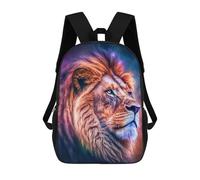 sinyumoney Lion School Backpack Work Laptop Backpack Rucksack Bag for Camping Outdoor Adventures And Daily Travel 17inch