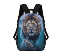 sinyumoney Lion Underwater Adventure School Bags Work Laptop Backpack Rucksack Bag for Campus Outdoor Travel Sports 17inch
