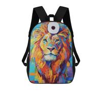 sinyumoney Lion with Toilet Paper Crown School Backpack Water Resistant Travel Backpack Computer Bag for School/Work/Travel 17inch