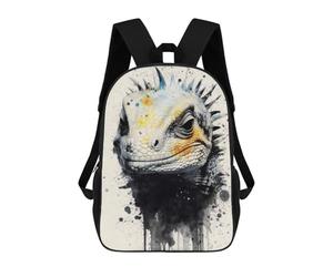 sinyumoney Lizard Wild Majesty Backpack School Water Resistant Travel Backpack Computer Bag for Girls Boys Teenage 17inch