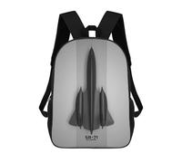 sinyumoney Lockheed SR71 Blackbird Backpack School Bag Rucksack Casual Daypacks School Work Travel Bag for Girl, Teen Girls 17inch