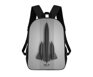 sinyumoney Lockheed SR71 Blackbird Backpack School Bag Rucksack Casual Daypacks School Work Travel Bag for Girl, Teen Girls 17inch