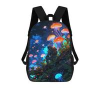 sinyumoney Lost in Bioluminescent Backpack School Bag Large Water Resistant Laptop Backpack for School/Work/Travel 17inch