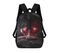 sinyumoney Lost in The Dark Children's Backpack, Schoolbag Large Capacity Students Bookbag Rucksack Knapsack for Boys Girls Adults Teen 17inch