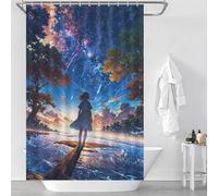 sinyumoney Lost in The Landscape Bathroom Decor Curtains Thicken Durable Polyester Shower Curtains Mould Proof for Bathroom Bathtub Apartment Decor 46.85x70.87Inch（119x180cm）