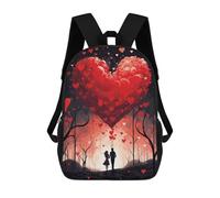 sinyumoney Love Heart Backpack School Bag Computer Rucksack for School/Work/Travel for Boys/Girls/Teenagers 17inch
