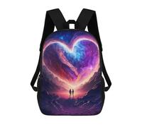 sinyumoney Love Of Spouse Cosmos Backpack 3D Printed Kids School Backpack High Capacity Travel Backpacks Book Bags Kids Backpack 17inch