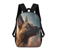 sinyumoney Love Police Dogs K9 Backpack School Lightweight Schoolbag Dayback Bookbag College for Men, Women & Teenage Boys 17inch