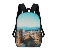sinyumoney Lucca Children's Backpack, Schoolbag Large Capacity Students Bookbag Rucksack Knapsack for Boys Girls Adults Teen 17inch