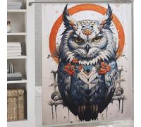 sinyumoney Lunar Oracle Bath Shower Curtains Mildew Quick Drying Proof Resistant Modern Fabric Bathroom Decor Set for Home Bathroom Toile Hotel Decor 69.69x70.87Inch（177x180cm）