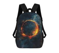 sinyumoney Magic Circle Kids School Backpack School Bag 3D Printed School Bag for Boys Elementary And Middle School Students 17inch