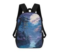 sinyumoney Magic Forest Backpack School Bag Large Water Resistant Laptop Backpack for School/Work/Travel 17inch