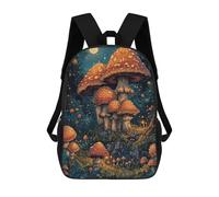 sinyumoney Magic Mushroom School Backpack Work Laptop Backpack Rucksack Bag for Teenage Girls Boys Women Men 17inch