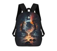 sinyumoney Magic Portal at Torii Gate School Backpack Lightweight Airport College Students Back Pack- Perfect for Travel, Work And Daily Use 17inch