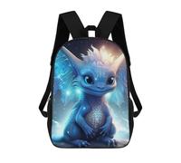 sinyumoney Magical Baby Dragon Artwork -2 School Backpack Secondary Causal Travel High School Bags for Campus Outdoor Travel Sports 17inch