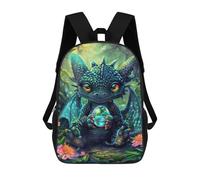 sinyumoney Magical Baby Dragon Egg Backpack School Bag Business Durable Laptop Bag for Campus Outdoor Travel Sports 17inch