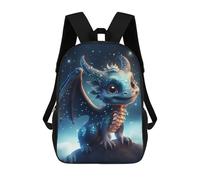 sinyumoney Magical Baby Dragon in Stars Rucksack Computer Rucksack for School/Work/Travel for Girl, Teen Girls 17inch