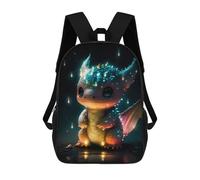 sinyumoney Magical Baby Dragon School Backpack Business Laptop Rucksack Bag Unisex Casual Daypack for Men/Women 17inch
