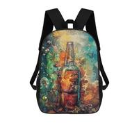 sinyumoney Magical Brew Children's Backpacks Kids Fun School Bag Boys Backpack Travel Bag Student Schoolbag Book Stationery Bag Chool Bags 17inch