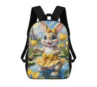 sinyumoney Magical Bunny in Fantasy Land Backpack School Bag Work Laptop Backpack Rucksack Bag for Teenage Girls Boys Women Men 17inch