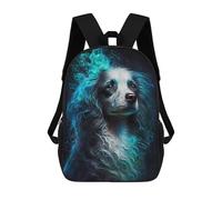 sinyumoney Magical Canine Aurora -1 3D Printed School Bag Children's School Backpack Schoolbags Travel Backpacks Casual Fashion Bag for Kids School Students 17inch