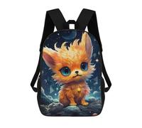 sinyumoney Magical Celestial Pup School Bags Water Resistant School Bag Business Backpack for Boys/Girls/Teenagers 17inch