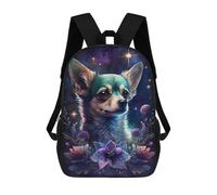 sinyumoney Magical Chihuahua Dreamscape Rucksack School Secondary High School College Backpack Travel for Campus Outdoor Travel Sports 17inch