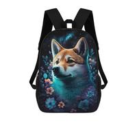 sinyumoney Magical Dog Fantasy Art Backpack School Bag Lightweight Airport College Students Back Pack for School/Work/Travel 17inch