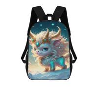 sinyumoney Magical Fantasy Creature Art Print Rucksack Water Resistant Travel Backpack Computer Bag for Campus Outdoor Travel Sports 17inch