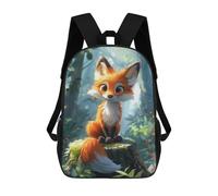 sinyumoney Magical Forest Fox Adventure Rucksack Water Resistant Travel Backpack Computer Bag for Teenage Girls Boys Women Men 17inch