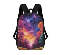 sinyumoney Magical Forest Sky Backpack School Water Resistant Computer Rucksack for Men/Women 17inch