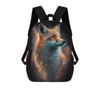 sinyumoney Magical Fox Artwork School Backpack Water Resistant Travel Backpack Computer Bag for Men, Women & Teenage Boys 17inch