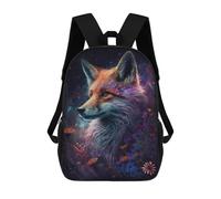 sinyumoney Magical Fox in Starry Garden Backpack School Water Resistant Computer Rucksack for Boys/Girls/Teenagers 17inch