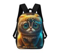 sinyumoney Magical Furry Companion School Backpack Daypacks Business Backpack Water Resistant Bookbag for School/Work/Travel 17inch