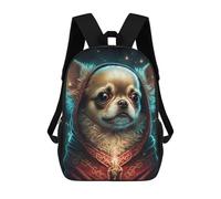 sinyumoney Magical Hooded Canine School Backpack Rucksack Casual Daypacks School Work Travel Bag for Campus Outdoor Travel Sports 17inch