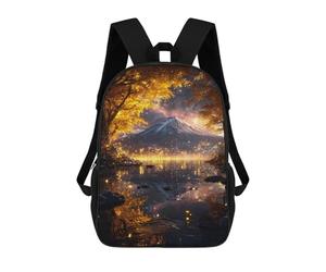 sinyumoney Magical Mountain Reflections Rucksack Business Laptop Rucksack Bag Unisex Casual Daypack for Girls Boys Teenage 17inch