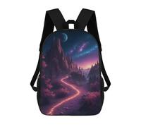 sinyumoney Magical Night Pathway Backpack School Bag Daypacks Business Backpack Water Resistant Bookbag for Men/Women 17inch