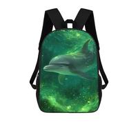 sinyumoney Magical Oceanic Adventure Backpack School Bag Rucksack Casual Daypacks School Work Travel Bag for Teenage Girls Boys Women Men 17inch