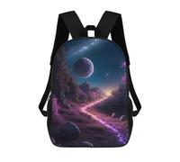 sinyumoney Magical Pathway to The Stars Backpack School Bag Lightweight Airport College Students Back Pack for Men/Women 17inch