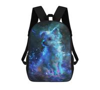 sinyumoney Magical Puppy School Bags Large Lightweight Casual Backpack- Perfect for Travel, Work And Daily Use 17inch